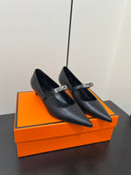HM 25C Kiara 40 Pump Black Calfskin 210284