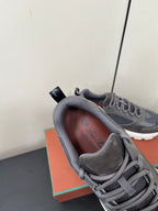 LP Cairn Walk Sneaker Spanish Gray Calfskin and Fabric 210922