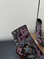 CL Hot Chick Starlight Ankle Boots 10.5 Suede 618912