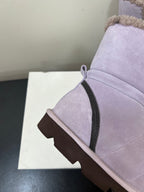 Brunello Cucinelli Snow Boots Purple Suede 619498