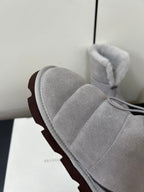 Brunello Cucinelli Snow Boots Grey Suede 619500
