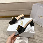 CD 25 C'EST DIO black patent leather 396130
