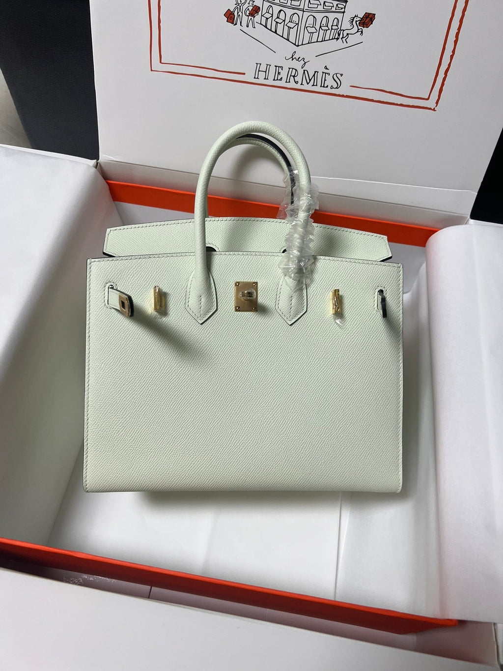 HM BIRKIN SELLIER VERT FIZZ EPSOM LEATHER GOLD HARDWARE