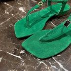 LP MINDIL SANDAL TEAL BLUE SUEDE