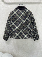 Burberry 25 Quilted Cropped Jacket Multicolor  Cotton