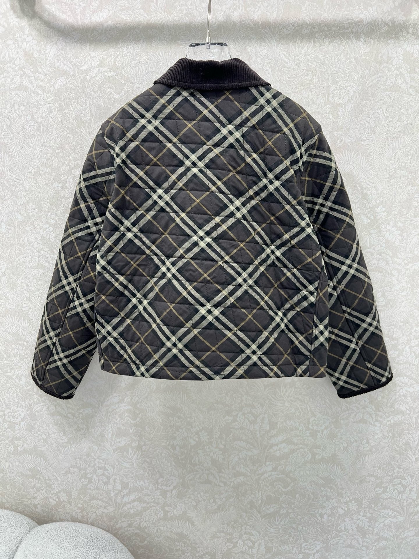 Burberry 25 Quilted Cropped Jacket Multicolor  Cotton