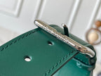 RUSH BUMBAG 30 IN GREEN MONOGRAM HERITAGE CANVAS