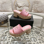 CC Espadrilles Platform Canvas