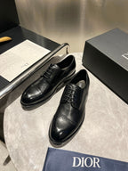 CD Derby Men’s Loafer Black Glossy Cowhide 112674