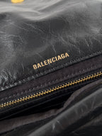 MONACO MINI BAG 25 IN BLACK ARENA CALFSKIN GOLD HARDWARE