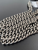 CRUSH SMALL TOTE BAG 26 IN SILVER QUILTED CALFSKIN SILVER HARDWARE