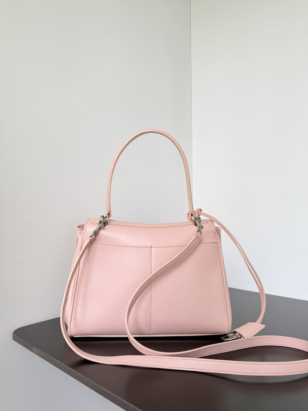 Balenciaga Rodeo 29 Oversized Bag Pastel Pink Lambskin