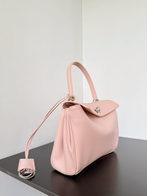 Balenciaga Rodeo 29 Oversized Bag Pastel Pink Lambskin
