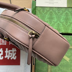 gg marmont medium top handle 35cm nude calfskin gold hardware