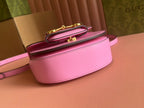 Gucci Horsebit Bag Pink Leather 239806
