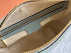 Gucci Ophidia 20cm Bag Blue Gray Canvas 239921