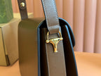 GG 1955 Horsebit Mini Bag 20cm Brown Calfskin Gold Hardware