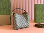 Gucci Ophidia 20.5cm Bag Ebony Brown Canvas 248565