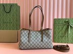 Gucci Ophidia 31cm Bag Ebony Brown Canvas 248566