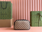 Gucci Marmont Bag 24 Beige mix Brown Canvas 240076