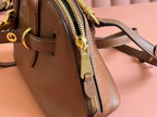 Briarwood Aventure Nappa Leather Top-handle Bag 28cm Brown 231057