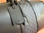 Gucci Duffle Bag 44 Black Canvas 239956