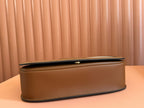 Gucci Blondie 32 Bag Brown White Leather Canvas 239897