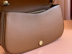 Gucci Blondie 32 Bag Brown White Leather Canvas 239897