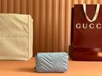 Gucci GG Marmont 16.5 Bag All Blue Calfskin 248349
