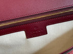 GG Blondie Large Handbag 32cm Burgungdy Calfskin