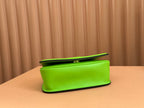 GG Blondie Handbag 21.5cm Green Calfskin