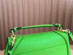 GG Blondie Large Handbag 32cm Green Calfskin