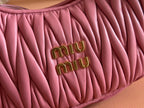 WANDER MATELASSÉ HANDBAG 23 IN CONTESSA PINK LAMBSKIN