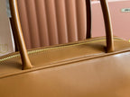 Miu Beau Top-Handle Bag 29 Brown Leather 239692