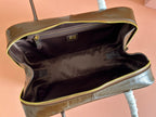 Miu Beau Top-Handle Bag 34cm Brown Leather 239698