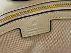 Gucci 73 Mini Bucket Bag White Smooth Leather 244429