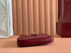 Gucci Jackie Notte Bag Rosso Ancora Red Patent Leather 248415