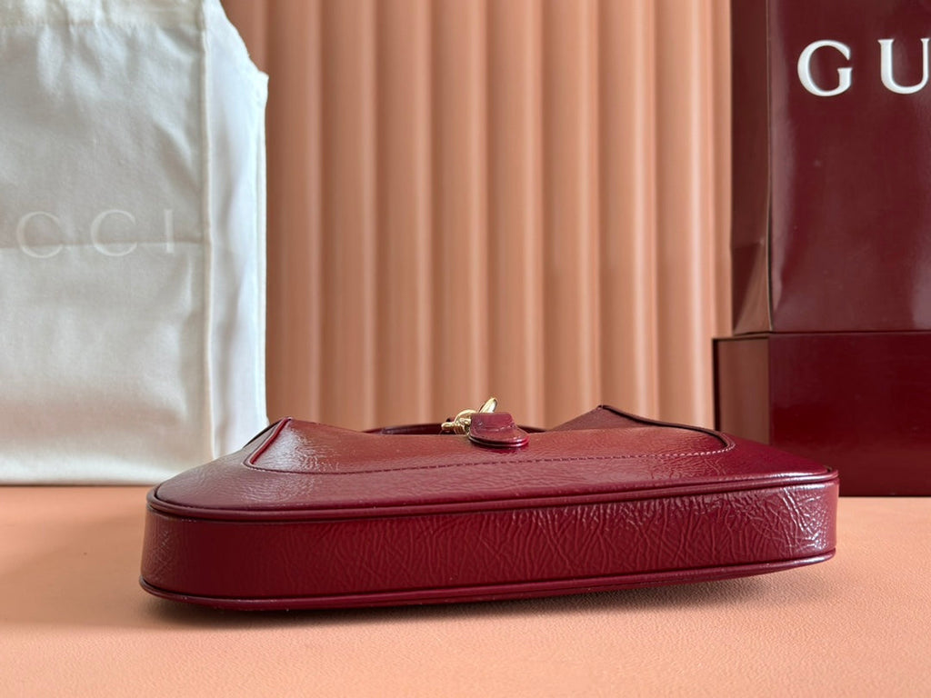 Gucci Jacket Bag Rosso Ancora Red Patent Leather 248414