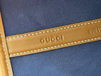 Gucci Totissima 22cm Tote Bag Blue mix Brown Denim Leather 248432