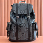Gucci Backpack Grey mix Black Leather 248429