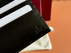 Gucci Wallet Grey mix Black Leather 248423