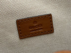 Gucci Body Double Lock Handbag Brown mix Beige Canvas Leather 244513