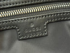 Gucci Bag Black Canvas Leather 248452
