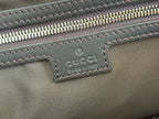 Gucci 36cm Bag Beige Brown mix Black Canvas Leather 248455