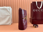 Gucci 73 Mini 27.5cm Bucket Bag Rosso Ancora red Smooth Leather 244435