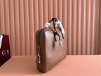Gucci Emblem Briefcase Brown Calfskin 248359