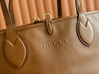 Gucci Totissima 30cm Tote Bag Brown Calfskin 248126