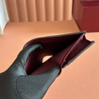 Gucci Marmont Wallet Ebony mix Rosso Ancora Red Canvas Leather 255306