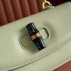 Gucci Bamboo Diva Bag Mint Green Leather 255199