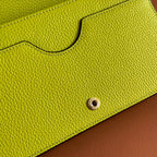 Gucci Marmont Chain Wallet Ebony mix Light Green Canvas Leather 254942